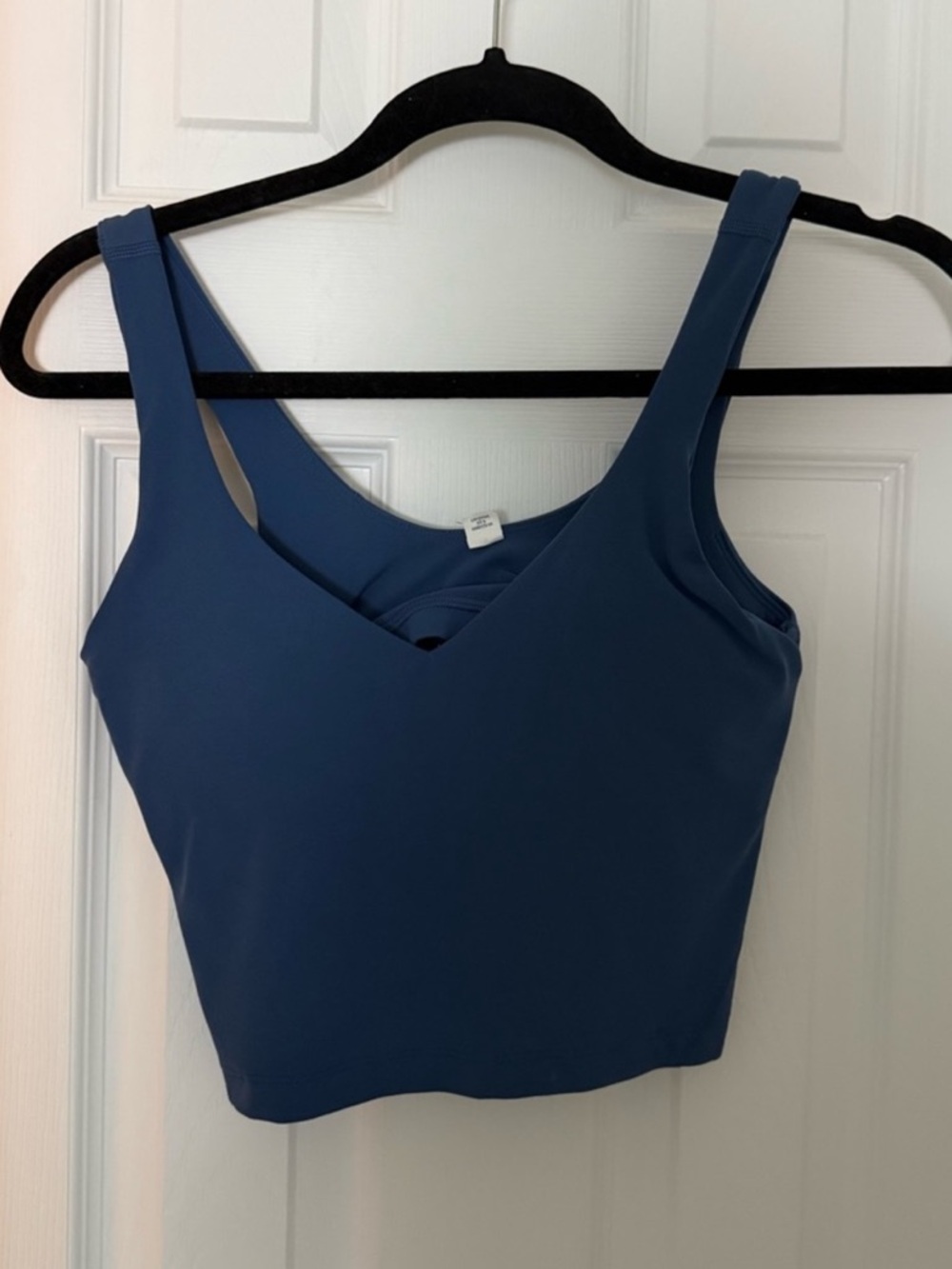 lululemon athletica Deep Blue V-Neck Crop Tank